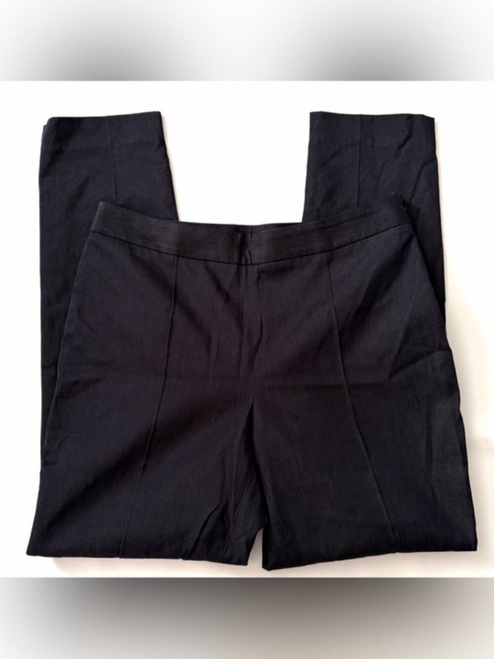 Brooks Brothers Pants Cotton Trousers Caroline Fit Pants Navy Blue size 6 - Picture 4 of 15